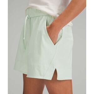 Lululemon Cinchable Waist High Rise Woven Short 3.5" Kohlrabi Green Sz M